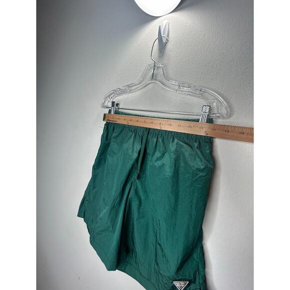 Guess Green Stretch Waist Drawstring Nylon Jogging Shorts Small - Picture 9 of 12